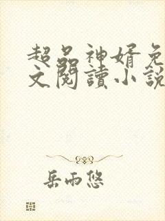 超品神婿免费全文阅读小说