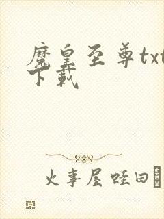 魔皇至尊txt下载