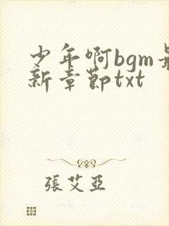 少年啊bgm最新章节txt封面