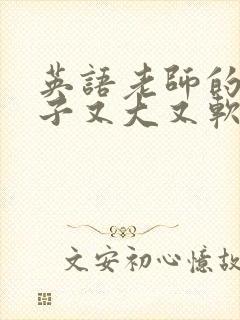 英语老师的小兔子又大又软