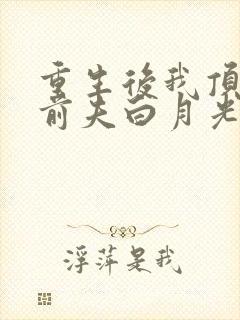 重生后我顶替了前夫白月光九九月大结局封面