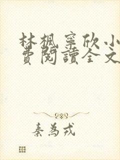 林枫宁欣小说免费阅读全文