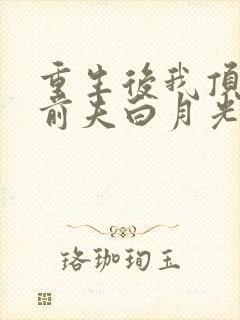 重生后我顶替了前夫白月光于一凡结局