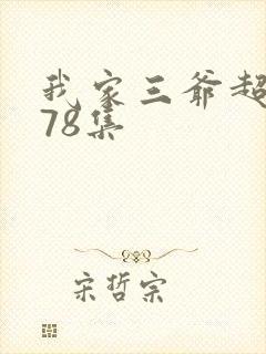 我家三爷超宠的78集