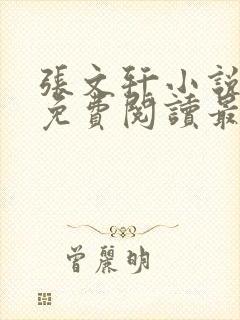 张文轩小说全文免费阅读最新章节