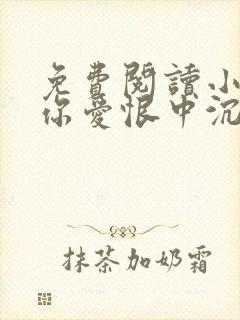 免费阅读小说与你爱恨中沉沦在线阅读全文封面