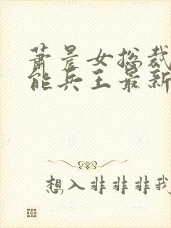 萧晨女总裁的全能兵王最新更新