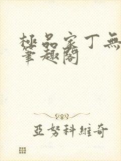极品家丁无删减笔趣阁