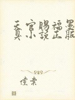 天官赐福墨香铜臭小说正版全文下载封面