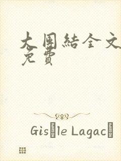 大团结全文阅读免费封面