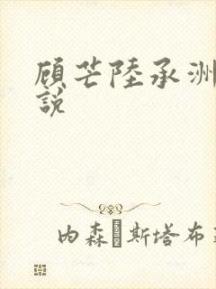 顾芒陆承洲的小说