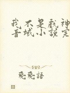 我不是戏神三九音域小说完全版