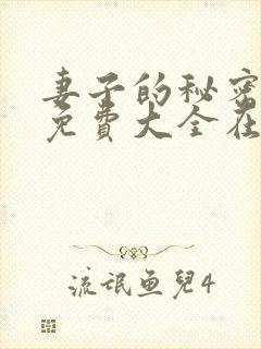 妻子的秘密小说免费大全在线阅读