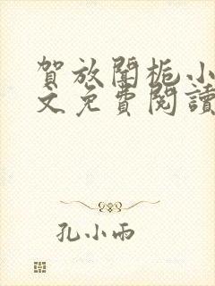贺放闻栀小说全文免费阅读
