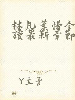 林凡叶惜全文阅读最新章节列表封面