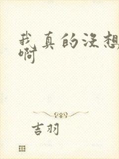 我真的没想重生啊封面