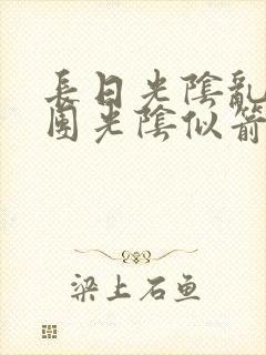 长日光阴乱作一团光阴似箭时渺渺笔