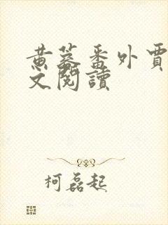 黄蓉番外贾易全文阅读