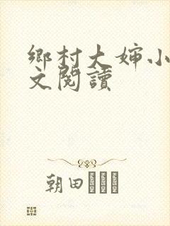 乡村大婶小说全文阅读封面