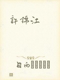 许锦江