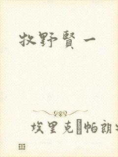 牧野贤一封面