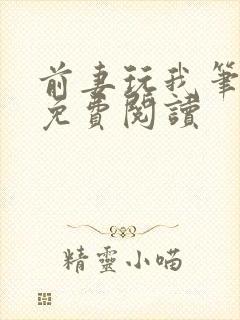 前妻玩我笔趣阁免费阅读封面