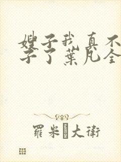 嫂子我真不是傻子了叶凡全文免费读封面