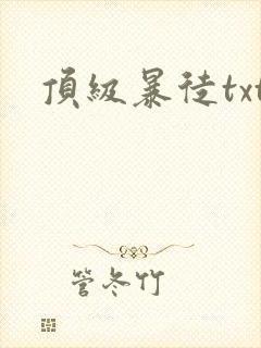 顶级暴徒txt封面