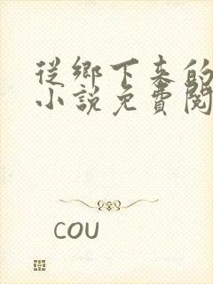 从乡下来的奶妈小说免费阅读封面