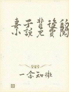 妻子背后的秘密小说免费阅读