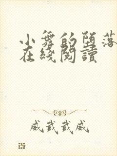 小舞的堕落小说在线阅读