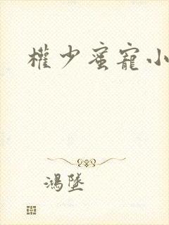 权少蜜宠小娇妻