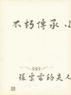 不朽传承 小说