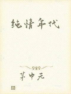 纯情年代封面