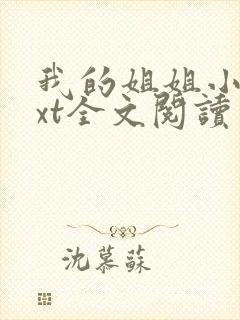 我的姐姐小说txt全文阅读封面