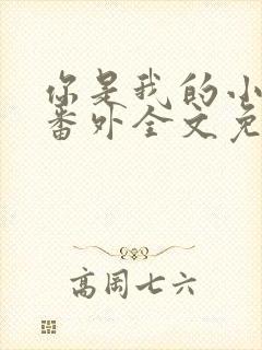 你是我的小确幸番外全文免费阅读