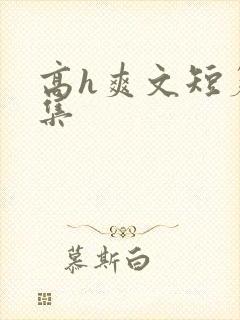 高h爽文短篇合集