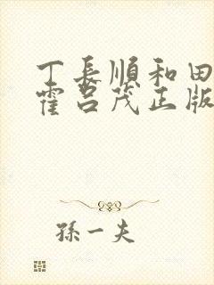 丁长顺和田晓兰霍吕茂正版封面