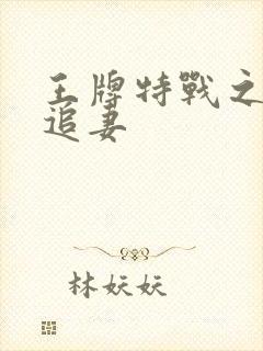 王牌特战之军少追妻封面