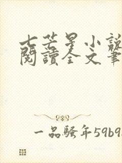 七芒星小说免费阅读全文笔趣阁