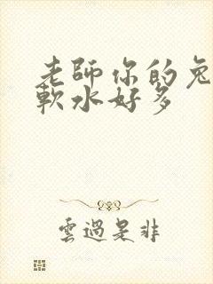 老师你的兔子好软水好多