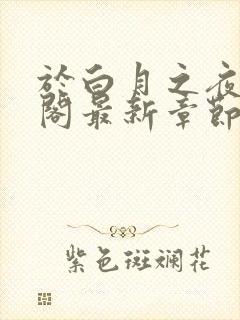 于白月之夜笔趣阁最新章节内容封面