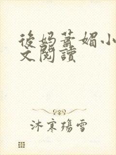 后妈萧媚小说全文阅读