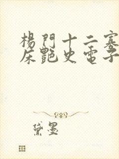 杨门十二寡妇肉床艳史电子书封面