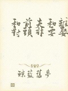和前夫和离后死对头非要娶我