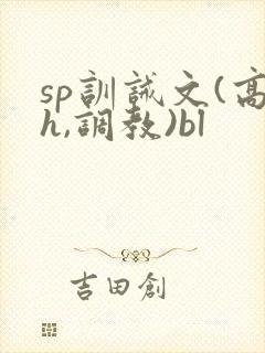 sp训诫文(高h,调教)bl
