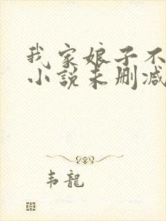 我家娘子不对劲小说未删减版