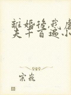 离婚后,我虐前夫千百遍小说阅读