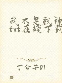 我不是戏神小说txt在线下载封面