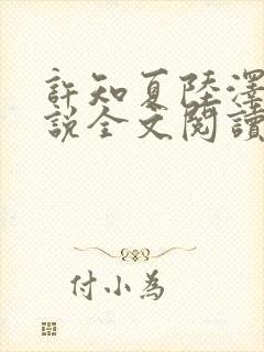 许知夏陆泽言小说全文阅读免费